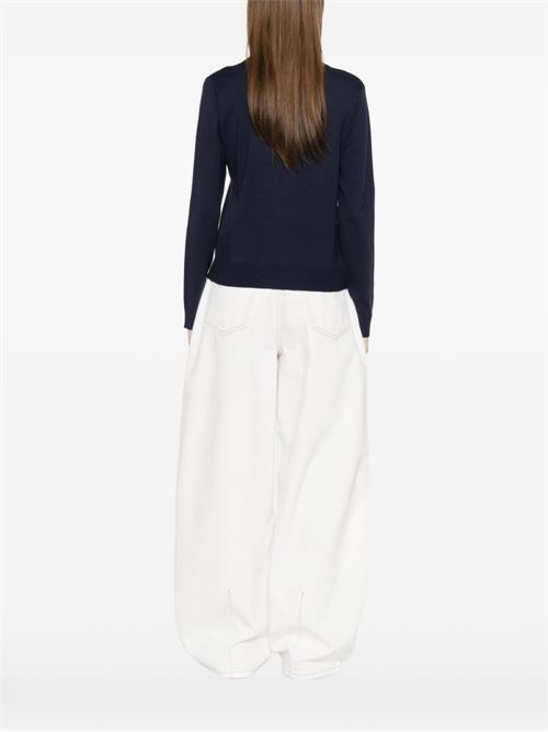 Maglia donna Emme Marella blu in viscosa stretch EMME Marella | ALPE004